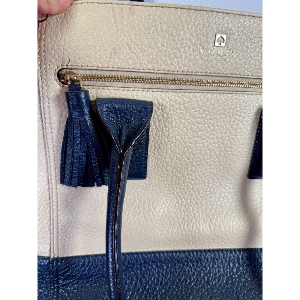 Kate Spade Southport Avenue Oden 100% Cowhide Leather Large Tote Bag - Picture 15 of 16